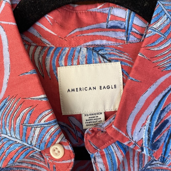 AMERICAN EAGLE Palm Tree Shirt - Picture 3 of 11